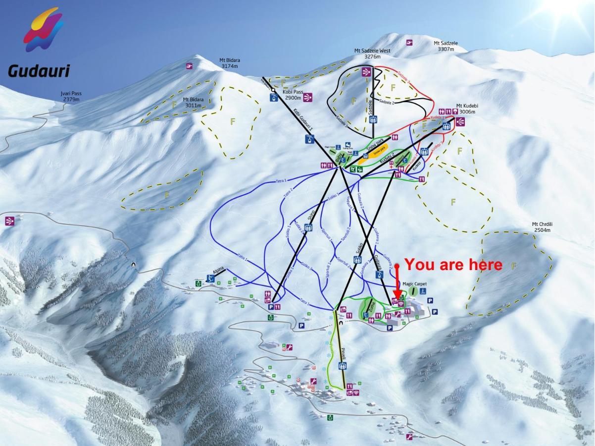 Atrium Exclusive - Ski4Life Gudauri Esterno foto